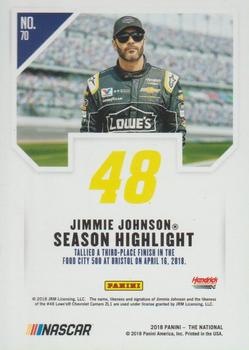 2018 Panini National Convention - Escher Squares #70 Jimmie Johnson Back