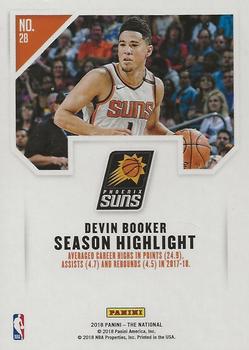2018 Panini National Convention - Magnetic Fury #28 Devin Booker Back