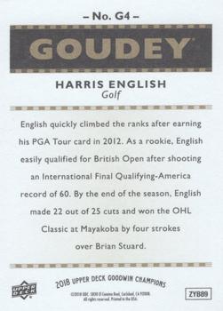 2018 Upper Deck Goodwin Champions - Goudey #G4 Harris English Back