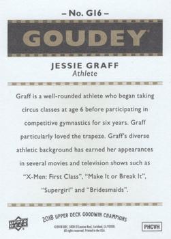 2018 Upper Deck Goodwin Champions - Goudey #G16 Jessie Graff Back