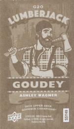 2018 Upper Deck Goodwin Champions - Goudey Minis Wood Lumberjack #G20 Ashley Wagner Back
