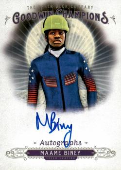 2018 Upper Deck Goodwin Champions - Autographs #A-MB Maame Biney Front