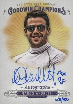 2018 Upper Deck Goodwin Champions - Autographs Inscribed #A-MA Marco Andretti Front