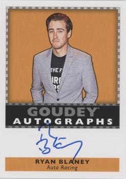 2018 Upper Deck Goodwin Champions - Goudey Autographs #GA-RB Ryan Blaney Front