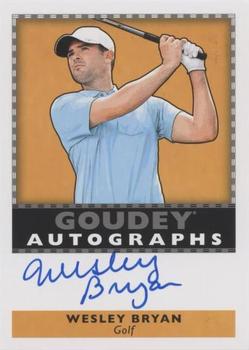 2018 Upper Deck Goodwin Champions - Goudey Autographs #GA-WB Wesley Bryan Front