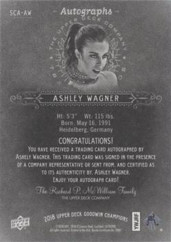 2018 Upper Deck Goodwin Champions - Splash of Color Autographs #SCA-AW Ashley Wagner Back