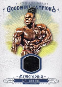 2018 Upper Deck Goodwin Champions - Memorabilia #M-KG Kai Greene Front