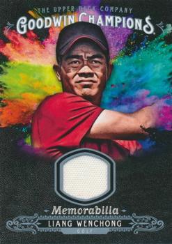 2018 Upper Deck Goodwin Champions - Splash of Color Memorabilia #SM-WE Liang Wenchong Front