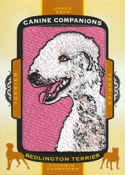2018 Upper Deck Goodwin Champions - Canine Companions Manufactured Patch #CC106 Bedlington Terrier Front