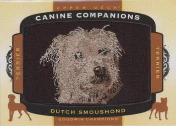 2018 Upper Deck Goodwin Champions - Canine Companions Manufactured Patch #CC113 Dutch Smoushond Front