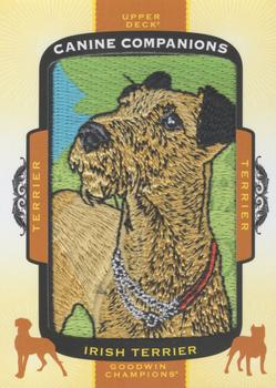 2018 Upper Deck Goodwin Champions - Canine Companions Manufactured Patch #CC116 Irish Terrier Front