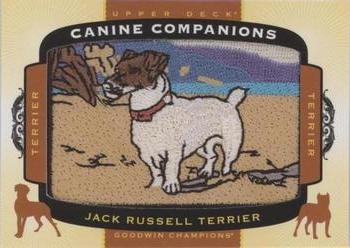 2018 Upper Deck Goodwin Champions - Canine Companions Manufactured Patch #CC117 Jack Russell Terrier Front