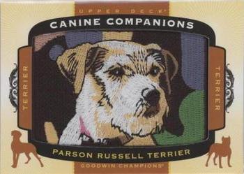 2018 Upper Deck Goodwin Champions - Canine Companions Manufactured Patch #CC127 Parson Russell Terrier Front