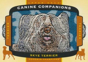 2018 Upper Deck Goodwin Champions - Canine Companions Manufactured Patch #CC133 Skye Terrier Front