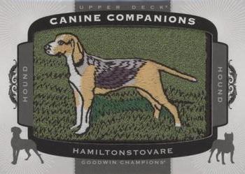 2018 Upper Deck Goodwin Champions - Canine Companions Manufactured Patch #CC151 Hamiltonstovare Front