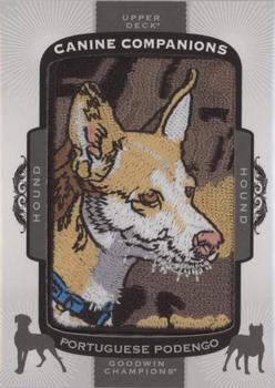 2018 Upper Deck Goodwin Champions - Canine Companions Manufactured Patch #CC154 Portuguese Podengo Front