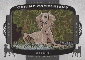 2018 Upper Deck Goodwin Champions - Canine Companions Manufactured Patch #CC157 Saluki Front