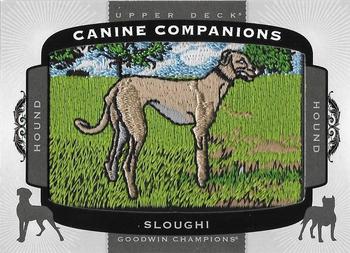 2018 Upper Deck Goodwin Champions - Canine Companions Manufactured Patch #CC158 Sloughi Front