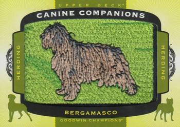 2018 Upper Deck Goodwin Champions - Canine Companions Manufactured Patch #CC162 Bergamasco Front