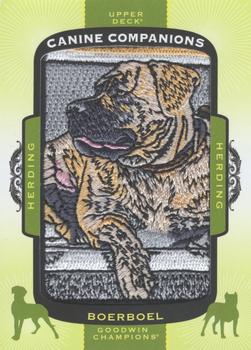 2018 Upper Deck Goodwin Champions - Canine Companions Manufactured Patch #CC164 Boerboel Front