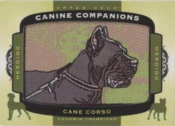 2018 Upper Deck Goodwin Champions - Canine Companions Manufactured Patch #CC167 Cane Corso Front