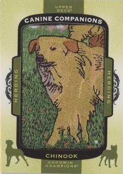 2018 Upper Deck Goodwin Champions - Canine Companions Manufactured Patch #CC169 Chinook Front