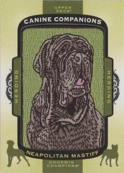 2018 Upper Deck Goodwin Champions - Canine Companions Manufactured Patch #CC174 Neapolitan Mastiff Front