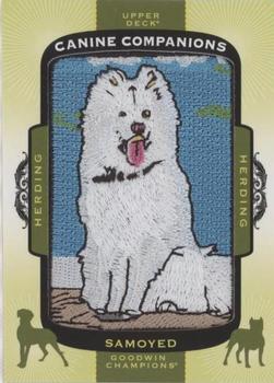 2018 Upper Deck Goodwin Champions - Canine Companions Manufactured Patch #CC175 Samoyed Front