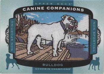 2018 Upper Deck Goodwin Champions - Canine Companions Manufactured Patch #CC177 Bulldog Front