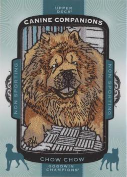 2018 Upper Deck Goodwin Champions - Canine Companions Manufactured Patch #CC179 Chow Chow Front
