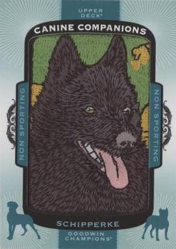 2018 Upper Deck Goodwin Champions - Canine Companions Manufactured Patch #CC184 Schipperke Front