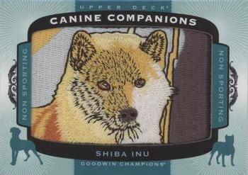 2018 Upper Deck Goodwin Champions - Canine Companions Manufactured Patch #CC185 Shiba Inu Front
