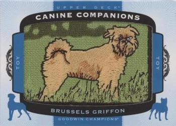 2018 Upper Deck Goodwin Champions - Canine Companions Manufactured Patch #CC191 Brussels Griffon Front