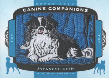 2018 Upper Deck Goodwin Champions - Canine Companions Manufactured Patch #CC196 Japanese Chin Front