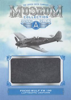 2018 Upper Deck Goodwin Champions - Museum Collection Aviation Relics #MCA-190 Focke-Wulf Fw 190 Front