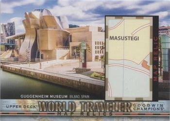 2018 Upper Deck Goodwin Champions - World Traveler Map Relics #WT-87 Guggenheim Museum/ Spain Front