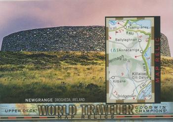 2018 Upper Deck Goodwin Champions - World Traveler Map Relics #WT-111 Newgrange/ Ireland Front