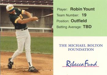 1996 Bolton Teague Celebrity Softball Challenge #NNO Robin Yount Back