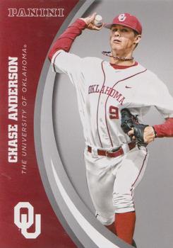 2016 Panini Oklahoma Sooners - Silver #37 Chase Anderson Front