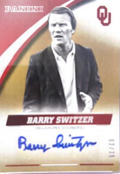 2016 Panini Oklahoma Sooners - Autographs Gold #95 Barry Switzer Front