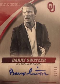 2016 Panini Oklahoma Sooners - Autographs Silver #95 Barry Switzer Front
