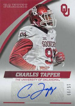 2016 Panini Oklahoma Sooners - Autographs Silver #127 Charles Tapper Front