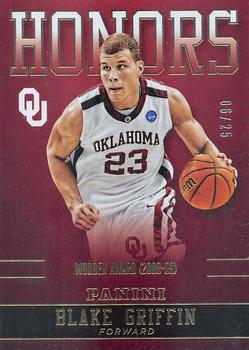 2016 Panini Oklahoma Sooners - Honors Gold #BG-OU Blake Griffin Front