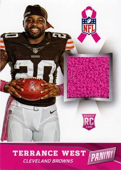 2014 Panini Black Friday - Breast Cancer Awareness #12 Terrance West Front
