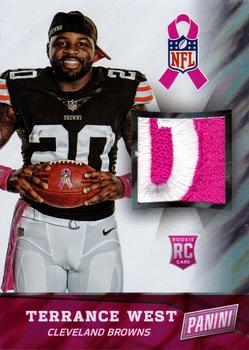 2014 Panini Black Friday - Breast Cancer Awareness Lava #12 Terrance West Front