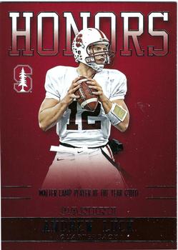 2015 Panini Stanford Cardinal - Honors #AL-STA Andrew Luck Front