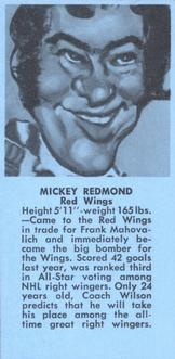 1973 Little Caesars Sports Calendar #NNO Mickey Redmond Front