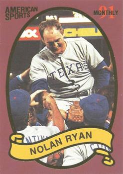1991 American Sports Monthly (unlicensed) #A.S.M.24 Nolan Ryan Front