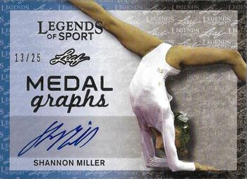 2015 Leaf Legends of Sport - Medalgraphs Silver Foil #MA-SM1 Shannon Miller Front
