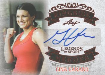 2015 Leaf Legends of Sport - Ringside Heroes Bronze Foil #RH-GC1 Gina Carano Front